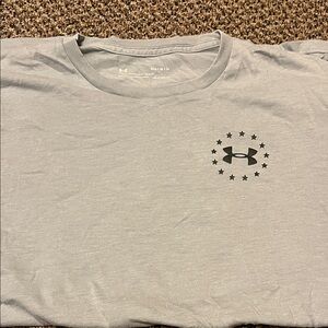 Under Armour Gray Star Logo Men's Tee